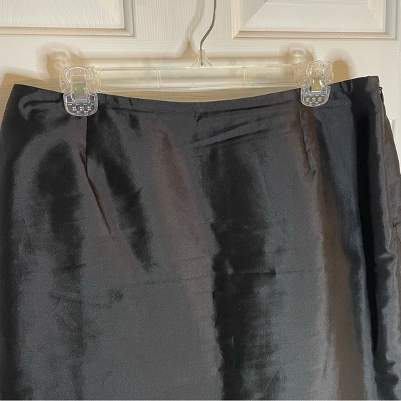 Allen by A.B.S. Blue Suit Jacket and Black Skirt Size 12 old money career - Picture 9 of 13